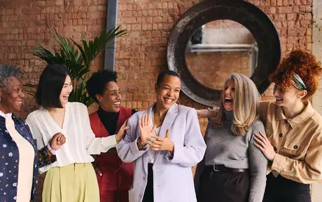 group of women happy