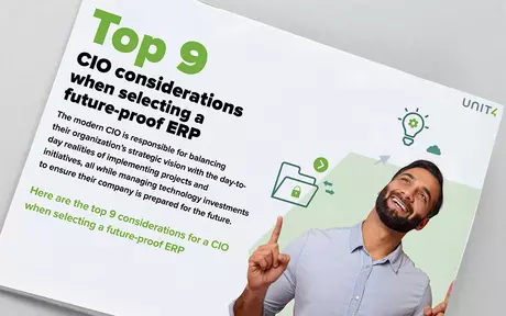 Cover image for "Top 9 CIO considerations" ebook