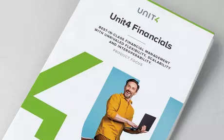 Cover of Unit4 Financials brochure