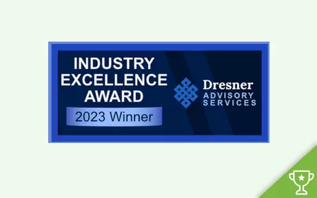 Logo for Dresner Industry Excellence Award 2023