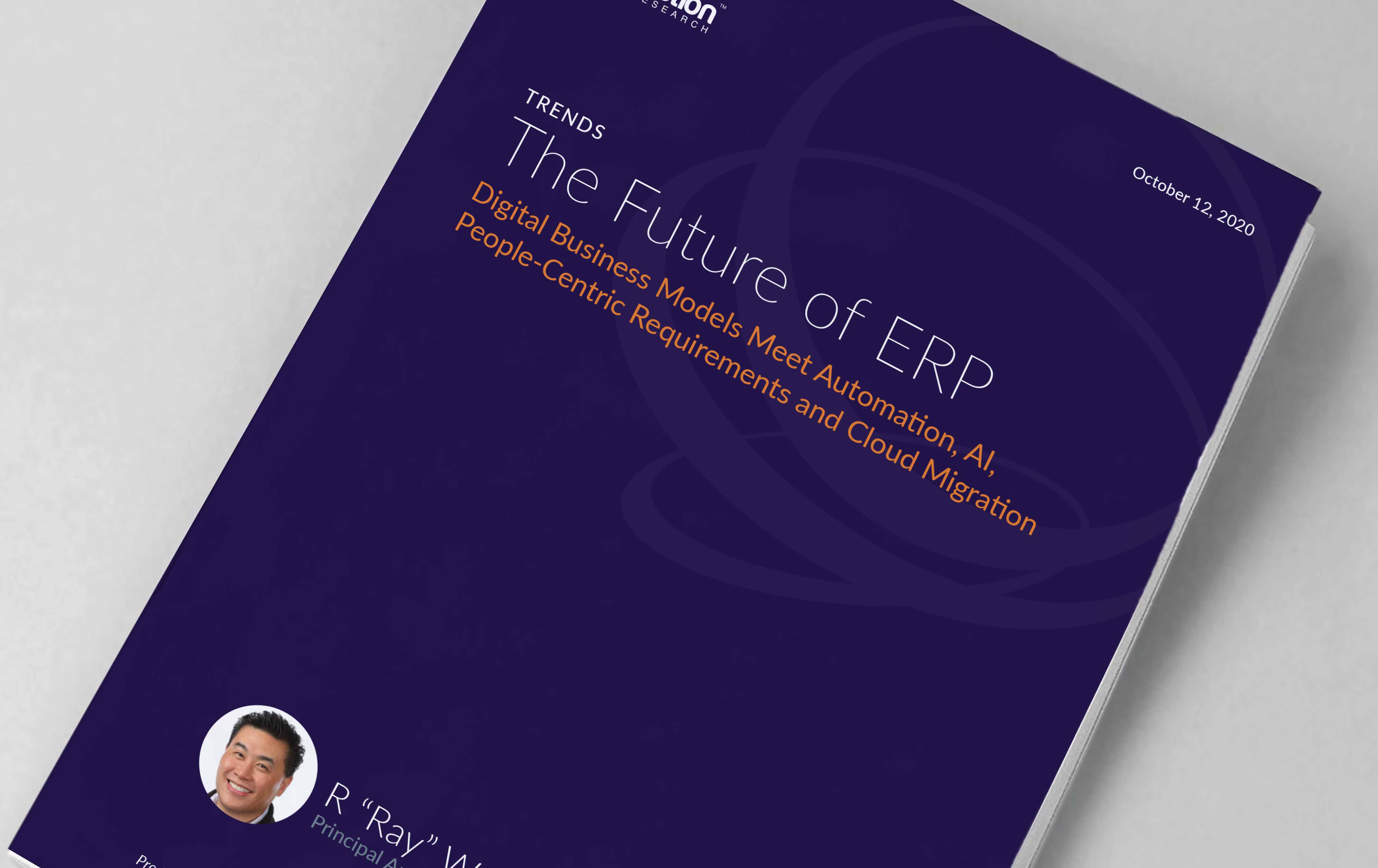 Cover image for Constellation Research report - 'The future of ERP'