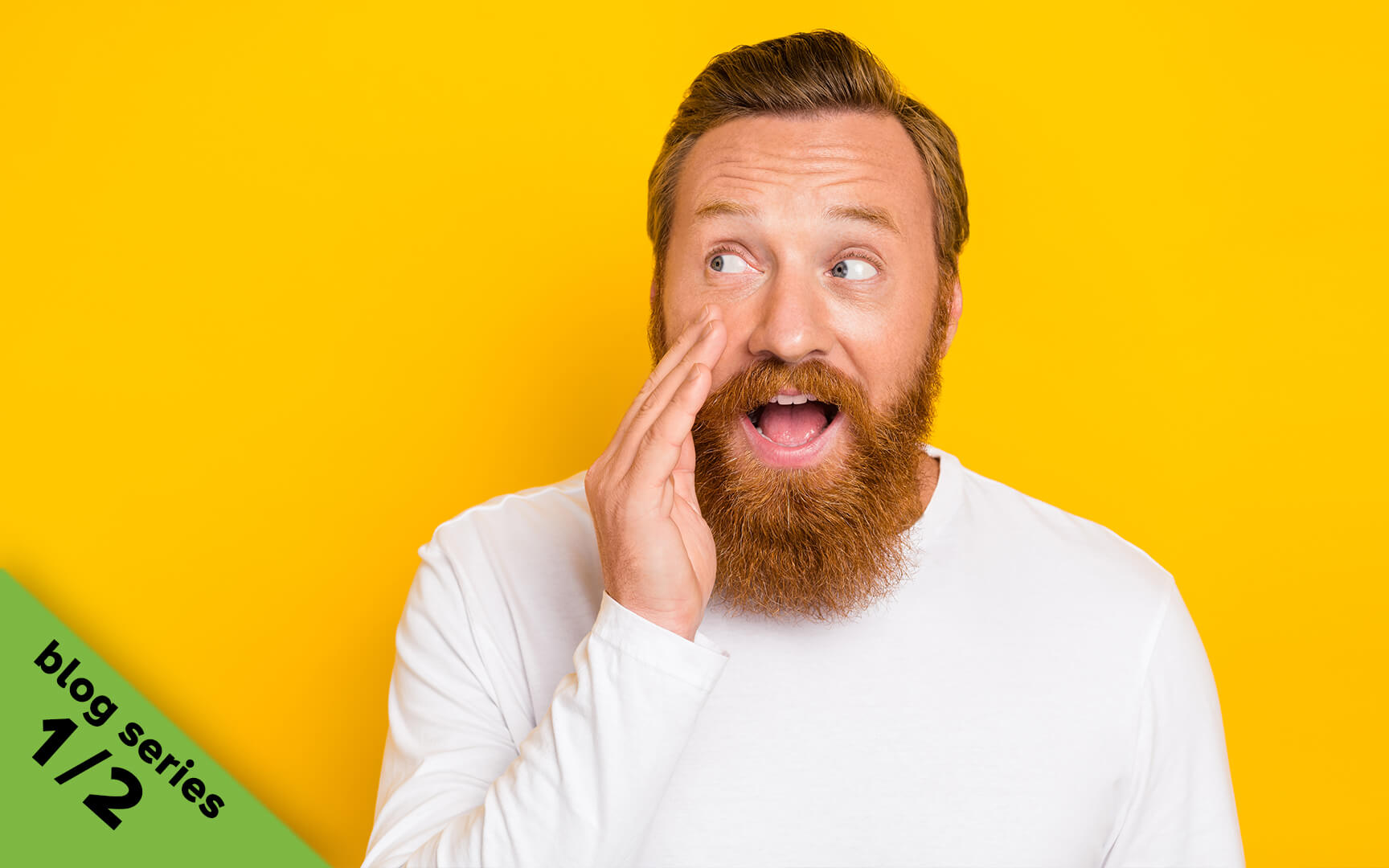 portrait men yellow background