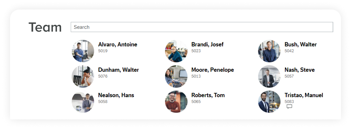 Example screen from this Unit4 solution - Unit4 ERP: Project Management module