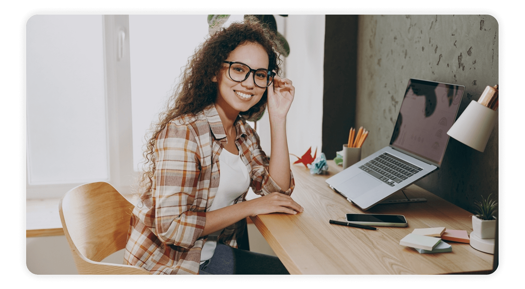 Nonprofit professional working on sub-awards