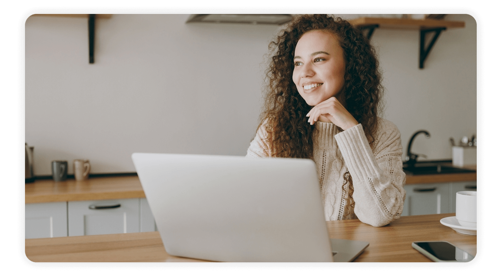 Nonprofit professional working on disbursements