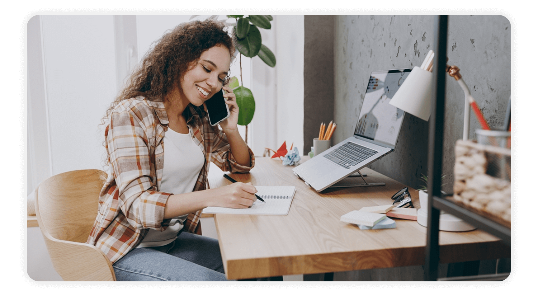 Nonprofit professional working on post-award registration
