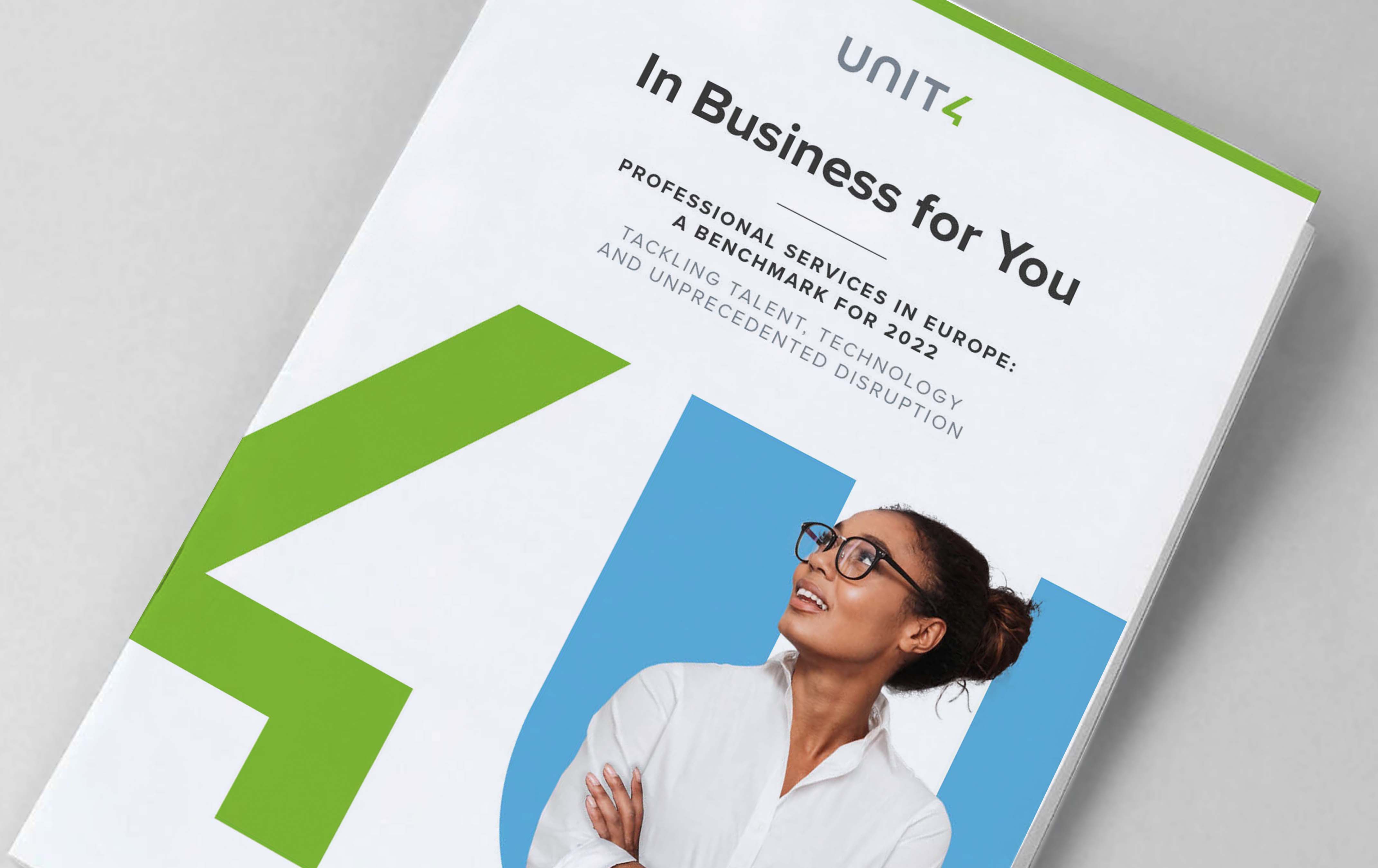 Tutkimusraportin ”Professional Services in Europe: A benchmark for 2022” kansikuva
