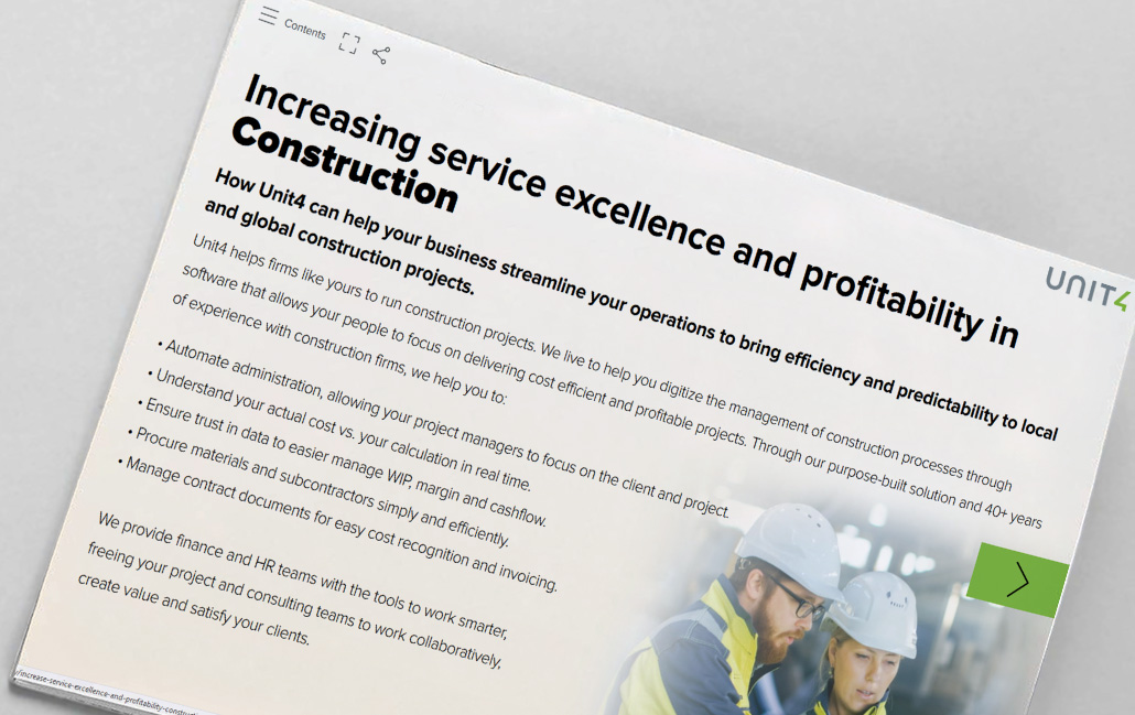 Image de couverture de l’ebook décrivant comment améliorer l’excellence des services et la rentabilité dans le secteur de la construction