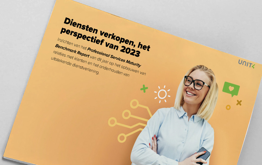 Voorbladafbeelding voor het e-book "Services verkopen - de inzichten uit 2023"