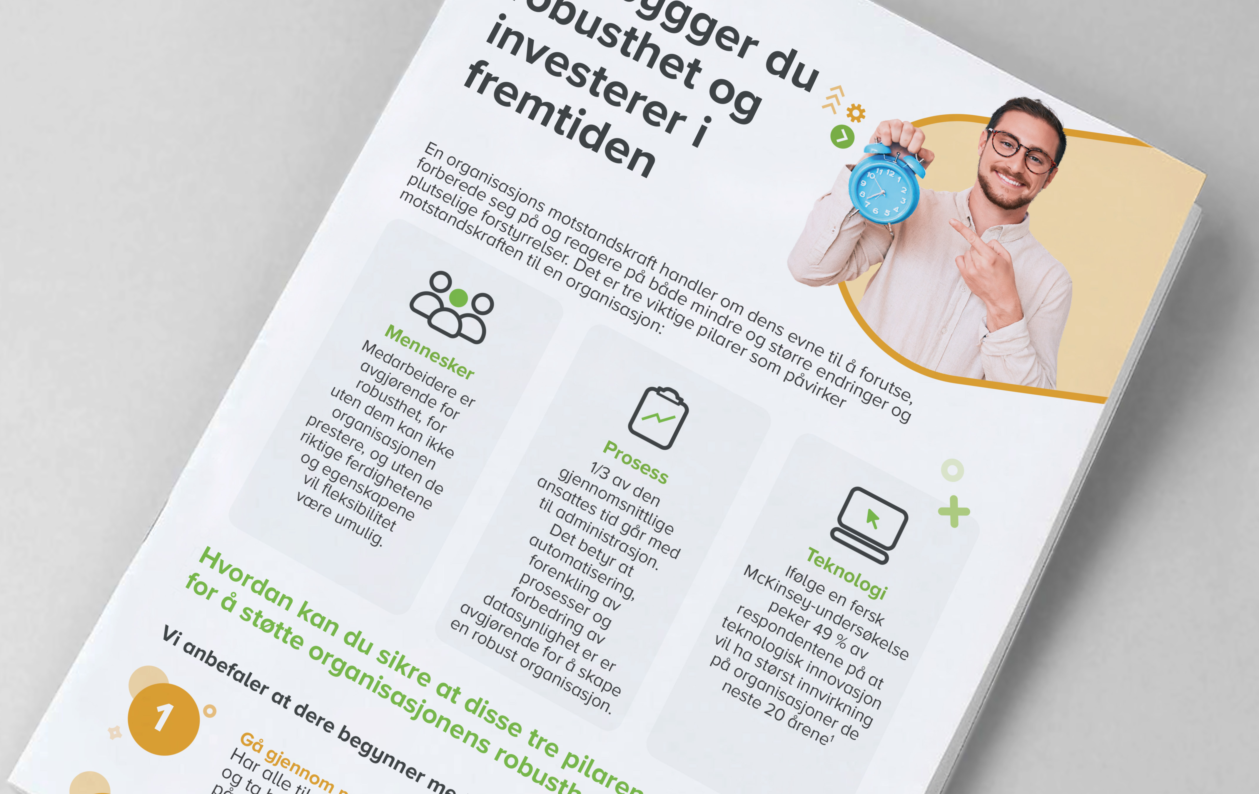 Forsidebilde for infografikken «Slik bygger du motstandsdyktighet og investerer i fremtiden din»