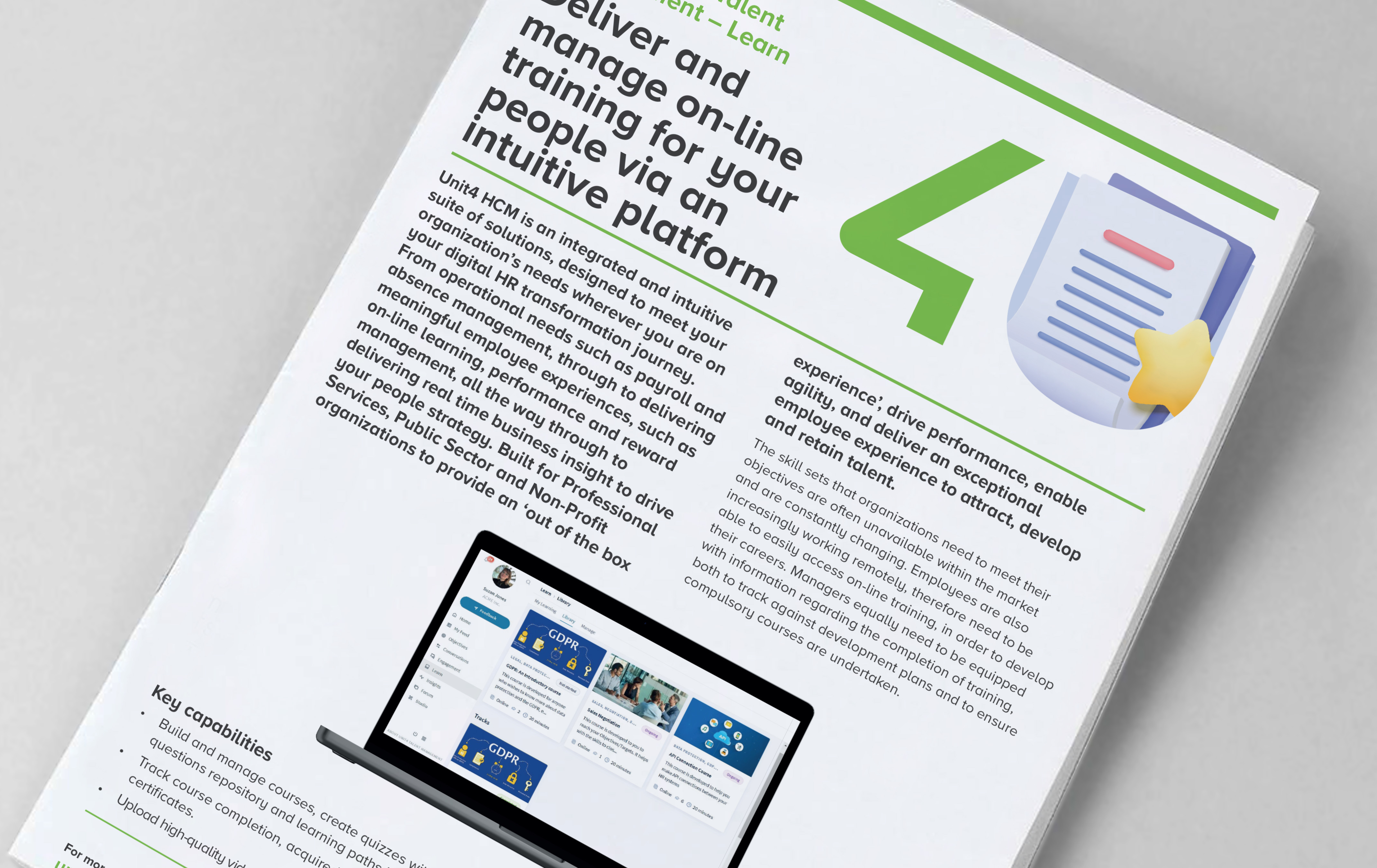 Unit4 HCM – Talent Management – Learn -tietosivun kansikuva