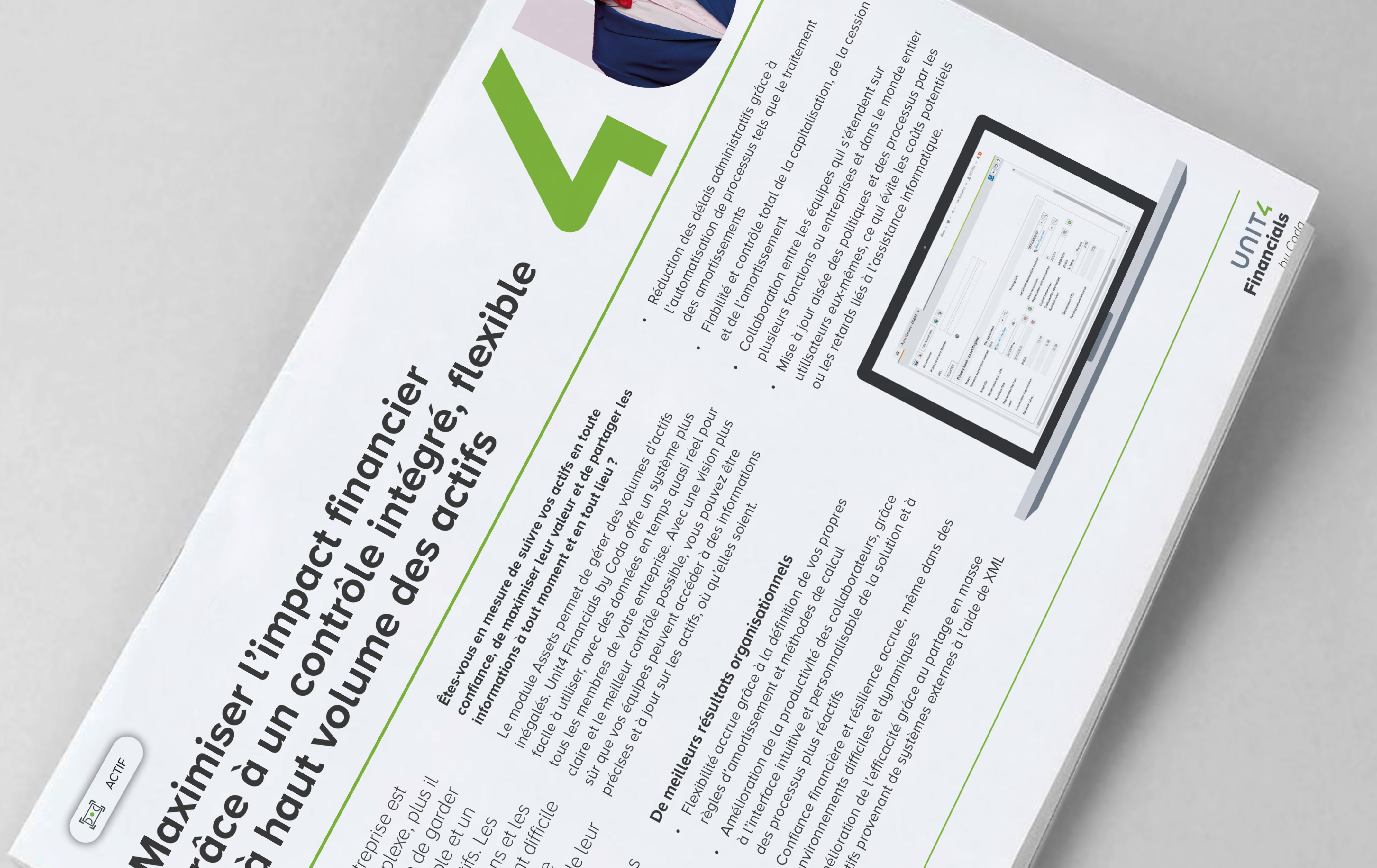 Cliquez ici pour télécharger notre fiche d’information Unit4 Financials by Coda Assets