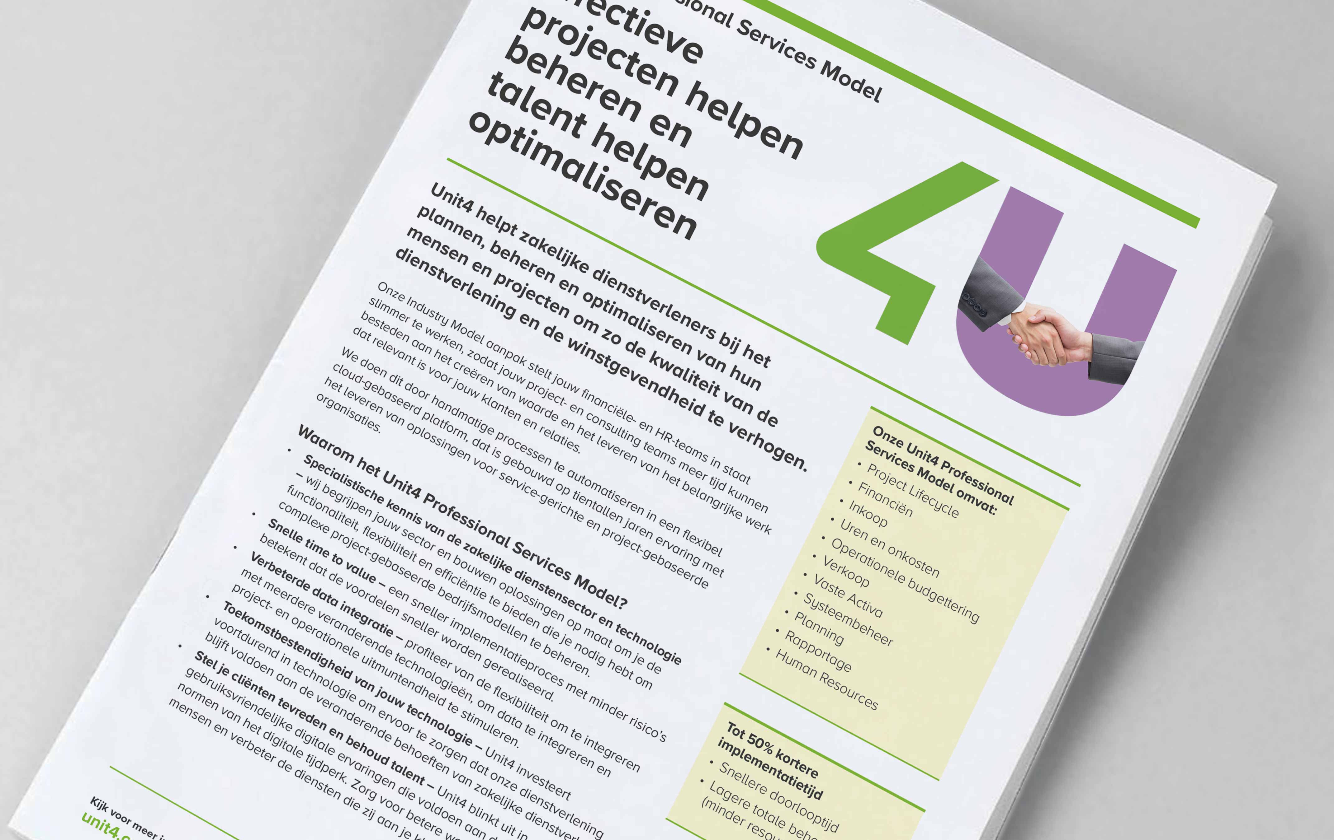 Klik hier om onze factsheet over het Unit4 PSO branchemodel te lezen.