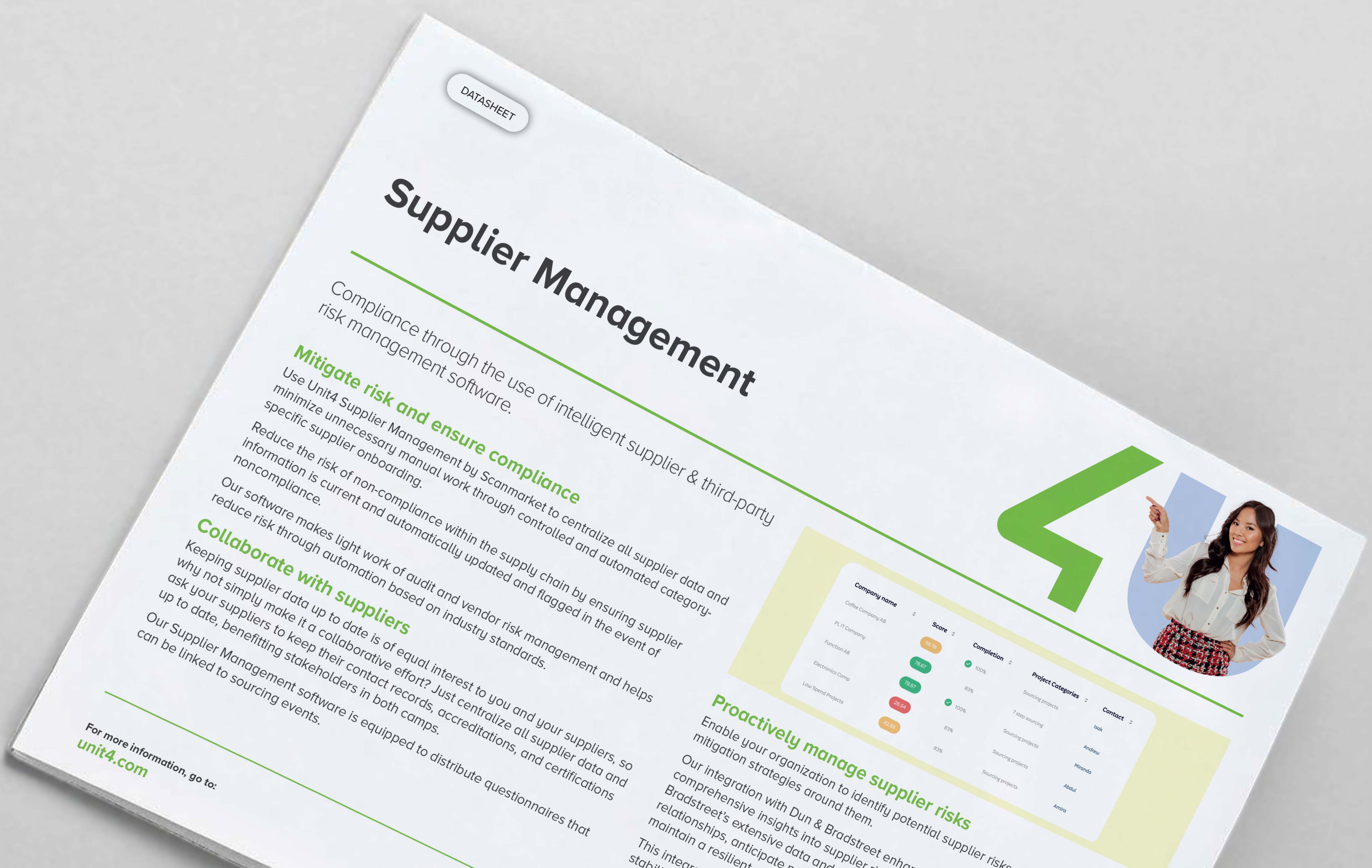 Lue Unit4 Supplier Management by Scanmarket -tietosivu napsauttamalla tätä