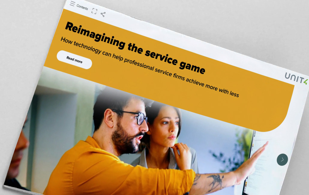 Napsauttamalla tästä pääset lukemaan e-kirjan: Reimagining the service game (Uusi ja erilainen palveluala)
