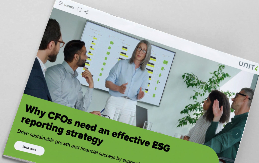 Napsauttamalla tästä pääset lukemaan e-kirjan: Why CFOs need an effective ESG reporting strategy (Miksi talousjohtajat tarvitsevat tehokkaan ESG-raportointistrategian?)