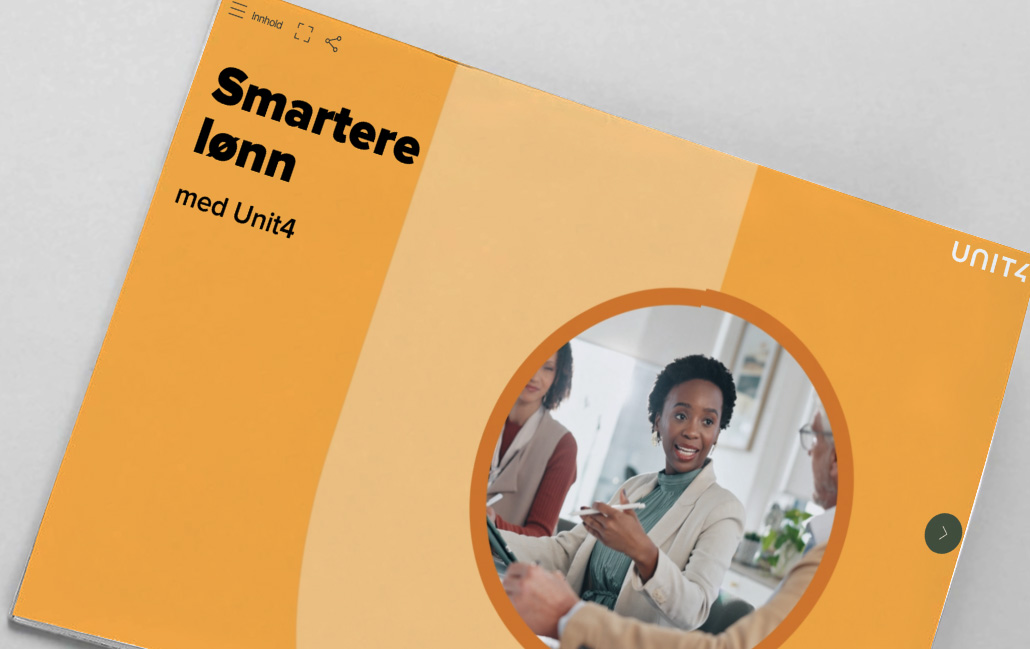 Klikk her for å lese e-boken vår Smartere lønn med Unit4