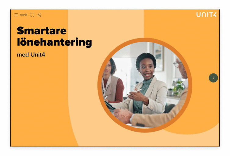 Kampanjbild för Unit4:s e-bok om lönehantering
