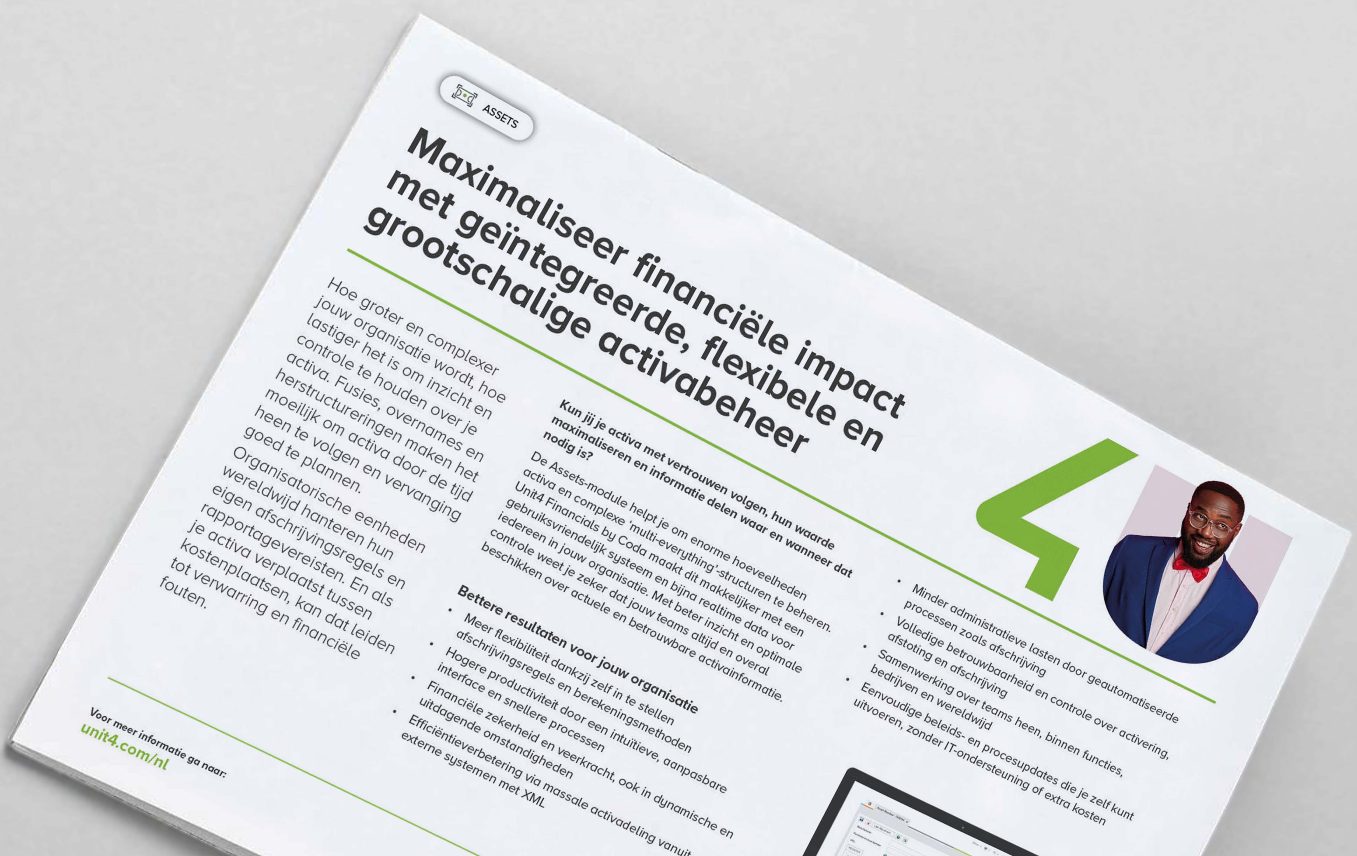Klik hier om onze factsheet over Unit4 Financials by Coda Assets te downloaden