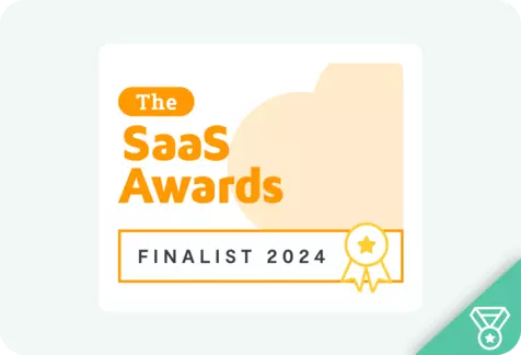 SaaS Awards finalist logo