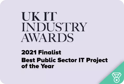UK IT Awards finalist logo