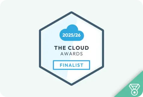 Cloud Awards finalist badge