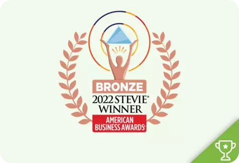 Bronze Stevie® Award logo