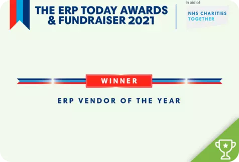 ERP Today Awards winner logo