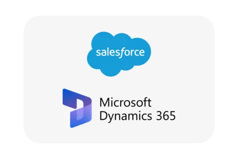 Salesforce and Microsoft Dynamics 365 CRM integrations logo