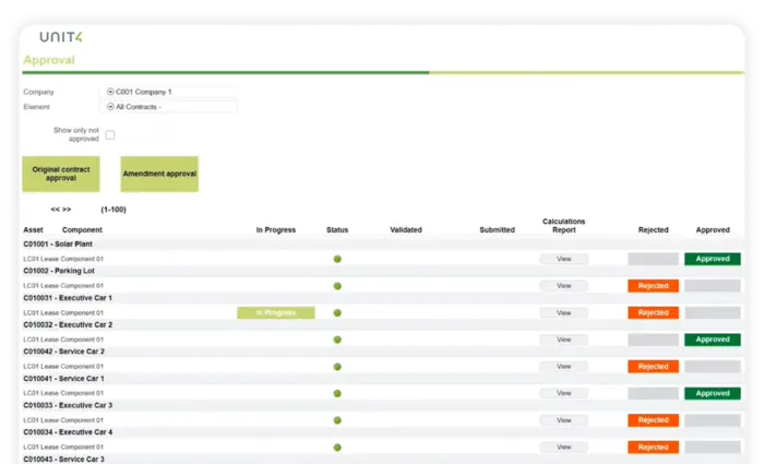 Klicken Sie hier, um mehr über die Funktionen zur Einhaltung des IFRS 16 Standards von Unit4 FP&amp;A zu erfahren.