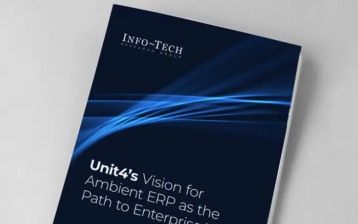 InfoTech Report: Unit4: An ERP With a Vision for Purpose-Driven Organizations