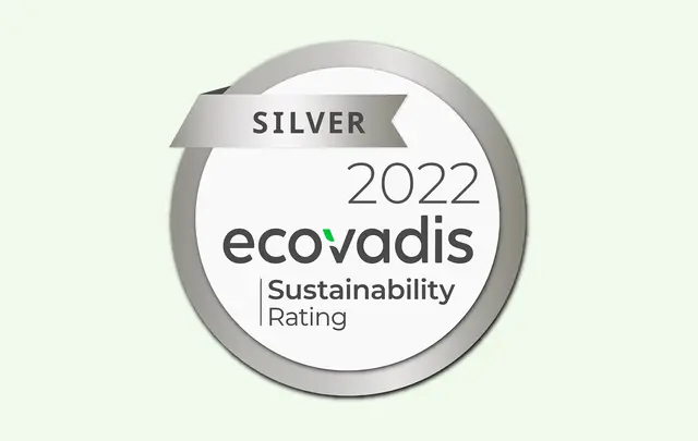EcoVadis silver medal