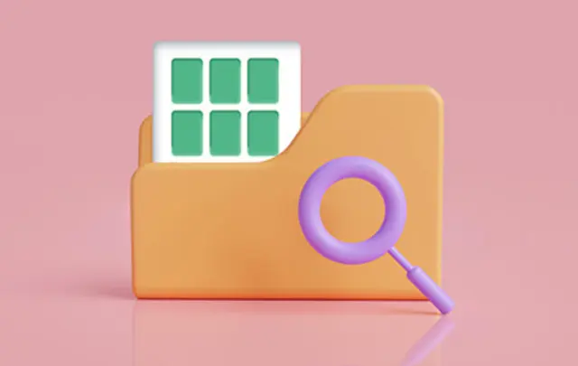 folder with excel