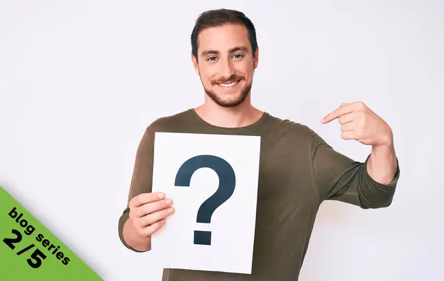 man with question mark