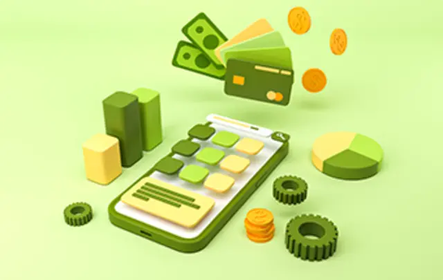 calculator and credit cards