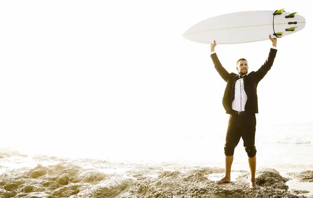 person with surfboard