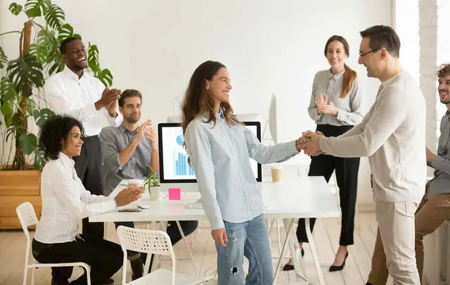 happy colleagues unit4