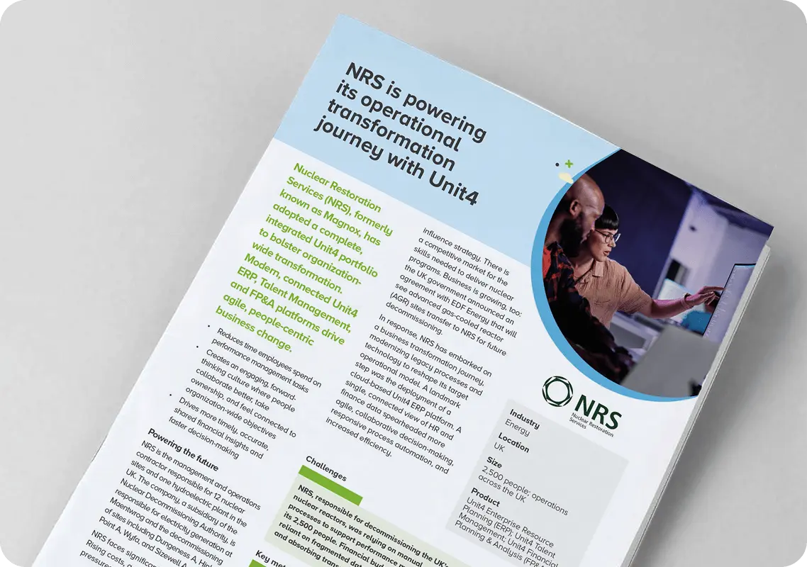 Unit4 success story - NRS