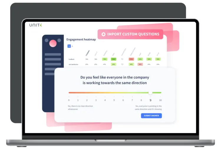 Screenshot showing the talent management capabilities of Unit4 HCM