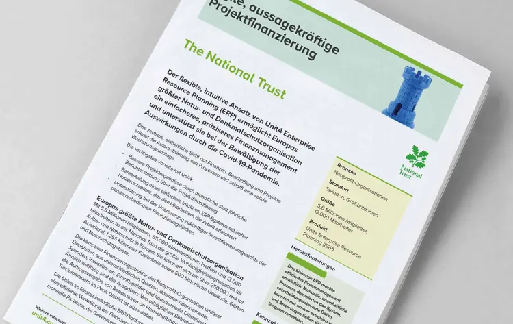 Titelbild für die Kundenstory vom National Trust