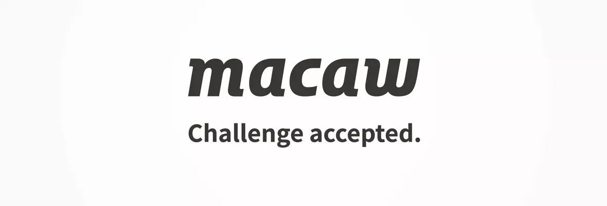News page image showing Macaw logo