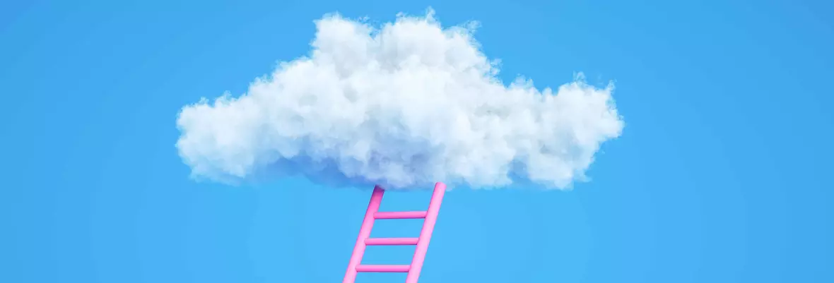 Cloud and stairs