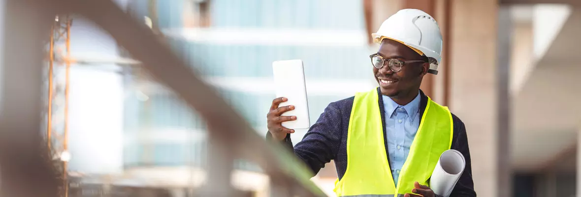 person in construction