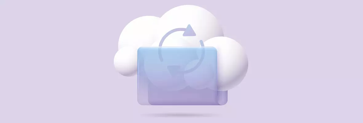 artificial cloud purple background