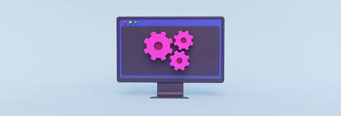 Computer settings Gears icon