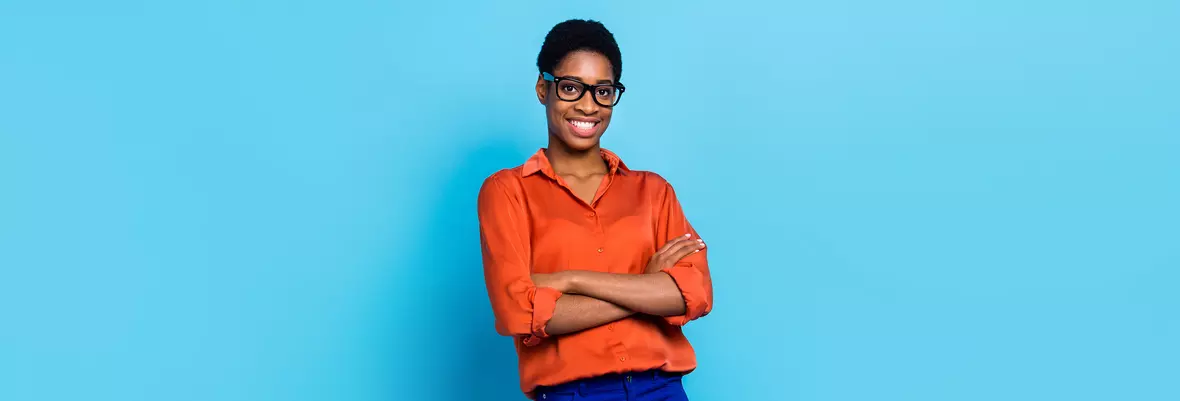 smiling business woman