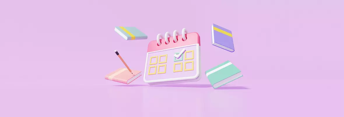 object image calendar and notebooks