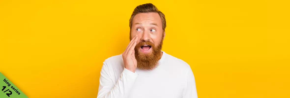 portrait men yellow background