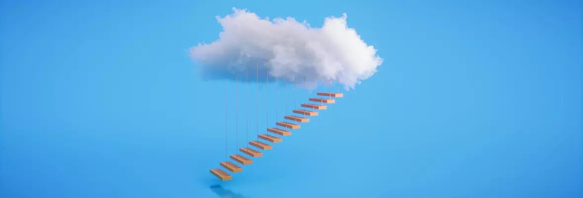 stairs to the cloud