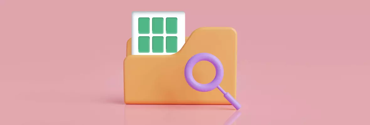 folder with excel